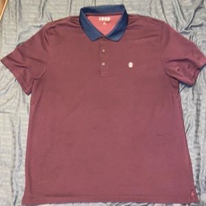 IZOD polo maroon